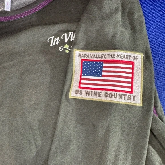 Alp N Rock Napa Valley Embroidered Crew 🍷🍇